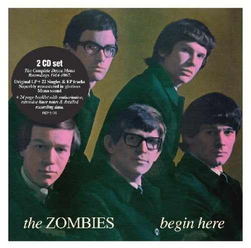 ZOMBIES - BEGIN HERE + 22: COMPLETE MONO DECCA 2CD - CD