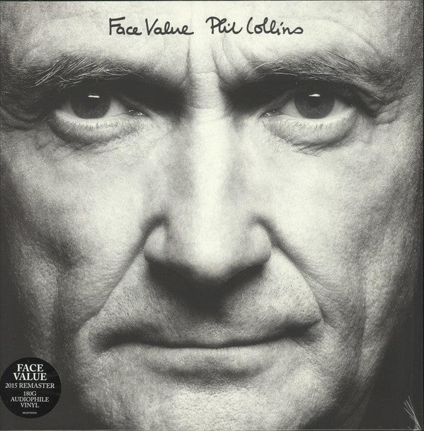 COLLINS, PHIL - FACE VALUE : REMASTERED (180-GRAM) - LP