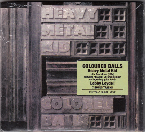 LOYDE, LOBBY & COLOURED BALLS - HEAVY METAL KID + 7 : REMASTERED - CD
