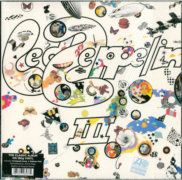 LED ZEPPELIN - III : REMASTERED "WHEEL" COVER EDITION - LP