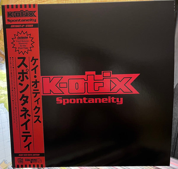 K-OTIX - SPONTANEITY: RED VINYL - LP