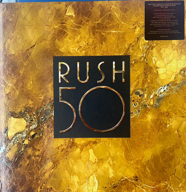 RUSH - RUSH 50 : 4CD BOX SET + BOOK - CD