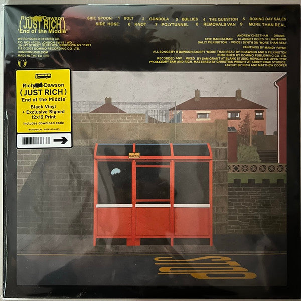 DAWSON, RICHARD - END OF THE MIDDLE + SIGNED ART PRINT - LP