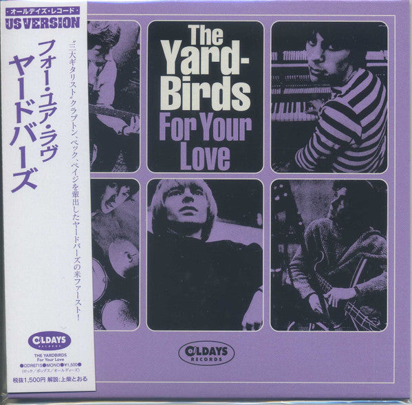 YARDBIRDS - FOR YOUR LOVE + 1 : JAPANESE CARD SLEEVE - CD