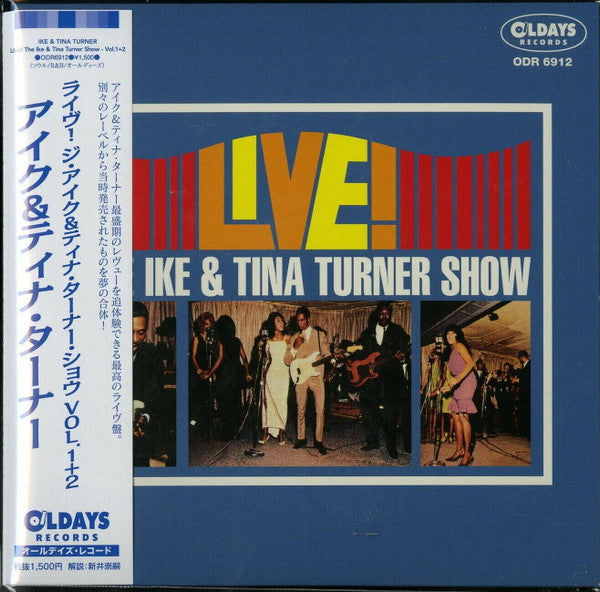 TURNER, IKE & TINA - LIVE! IKE & TINA TURNER SHOW VOL 1 & 2 - CD