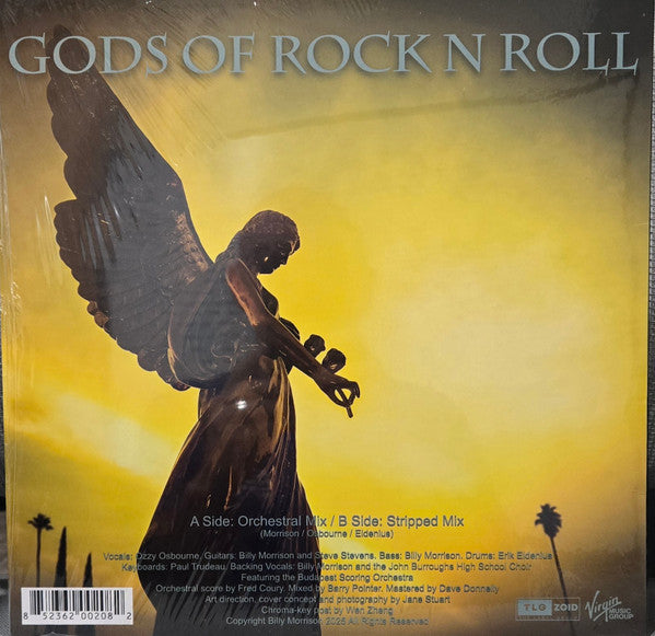 OSBOURNE, OZZY / BILLY MORRISON - GODS OF ROCK 'N' ROLL EP: GOLD VINYL - 12