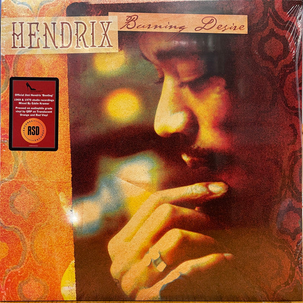 HENDRIX, JIMI - BURNING DESIRE: ORANGE/ RED VINYL (2LP) - LP