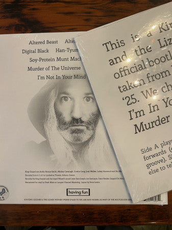 KING GIZZARD & THE LIZARD WIZARD - SONGS FROM I'M IN YOUR MIND FUZZ...LIVE - LP