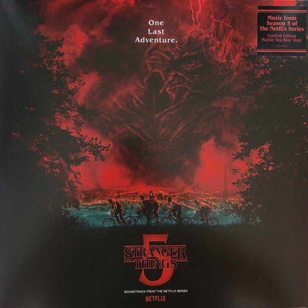 STRANGER THINGS : SEASON FIVE - SOUNDTRACK : SONGS (MARBLE SEA BLUE) - LP