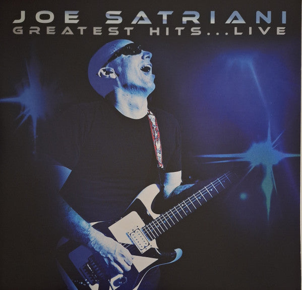 SATRIANI, JOE - GREATEST HITS...LIVE: BLUE VINYL - LP