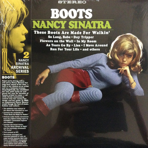 SINATRA, NANCY - BOOTS + 2 : BLUE SWIRL VINYL - LP