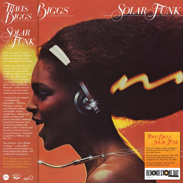 BIGGS, TRAVIS - SOLAR FUNK: COLOURED VINYL - LP