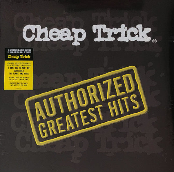 CHEAP TRICK - AUTHORIZED GREATEST HITS : 2LP SET - LP