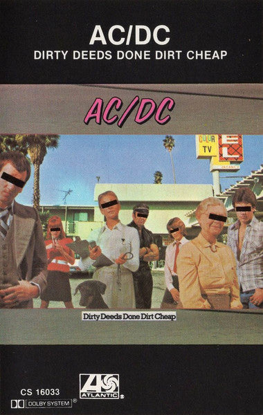 AC/DC - DIRTY DEEDS DONE DIRT CHEAP (CASSETTE) - CS