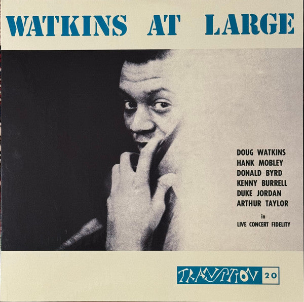 WATKINS, DOUG - WATKINS AT LARGE : BLUE NOTE TONE POET - LP
