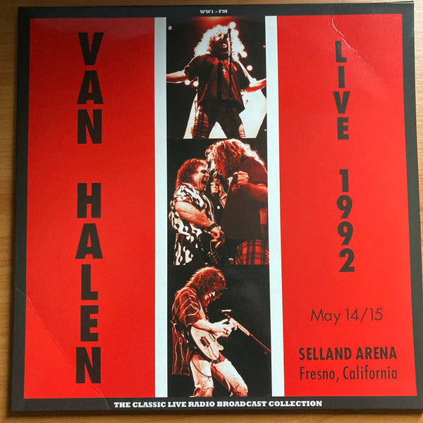 VAN HALEN - LIVE AT SELLAND ARENA 1992 : 2LP RED - LP