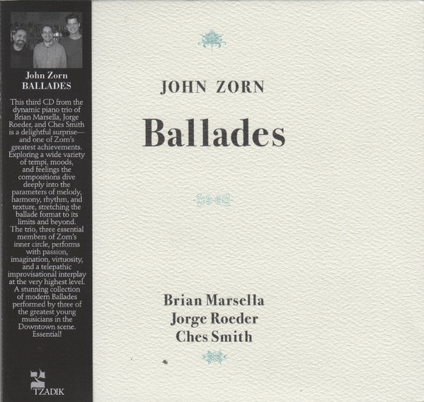 ZORN, JOHN - BALLADES - CD