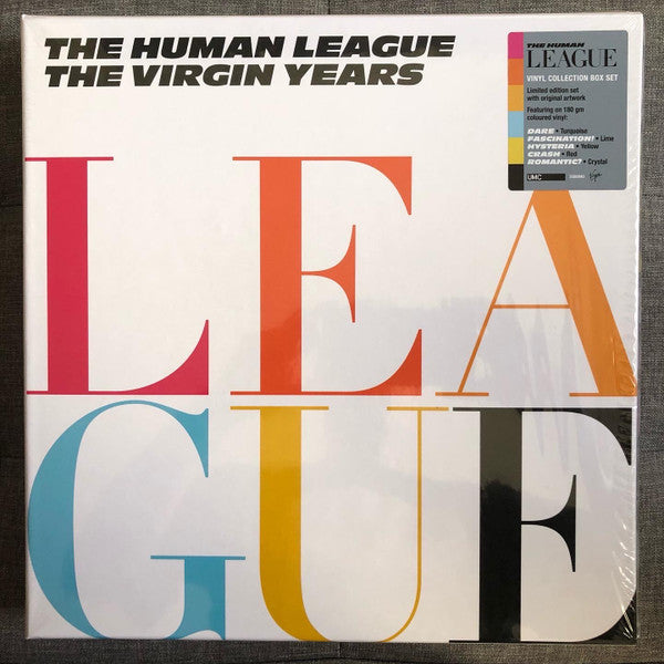 HUMAN LEAGUE - VIRGIN YEARS : COLOURED 5LP BOX SET - LP