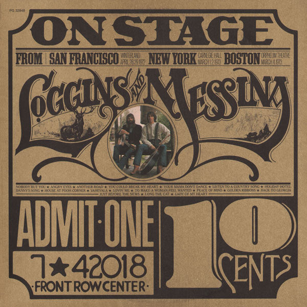 LOGGINS & MESSINA - ON STAGE (US 2LP) - LP