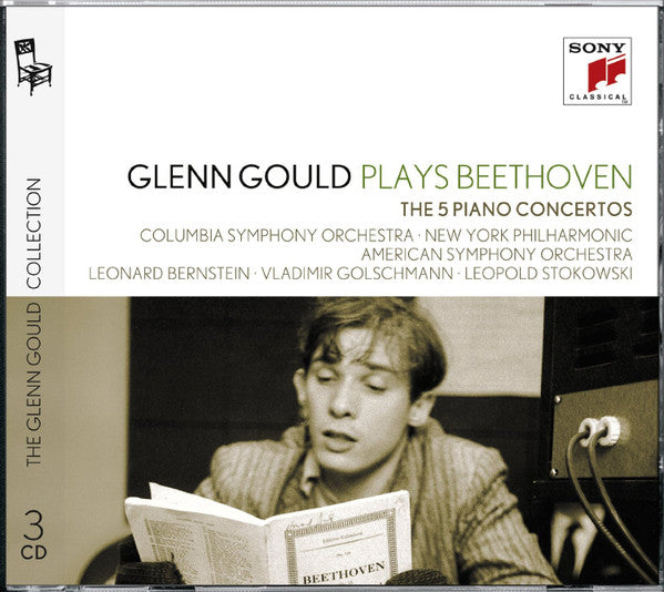 GOULD, GLENN - PLAYS BEETHOVEN: THE 5 PIANO CONCERTOS - CD