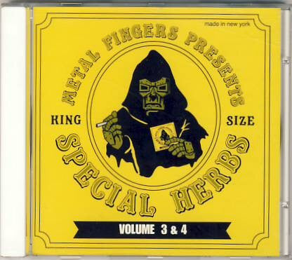 MF DOOM - SPECIAL HERBS 3 & 4 (INSTRUMENTAL) - CD