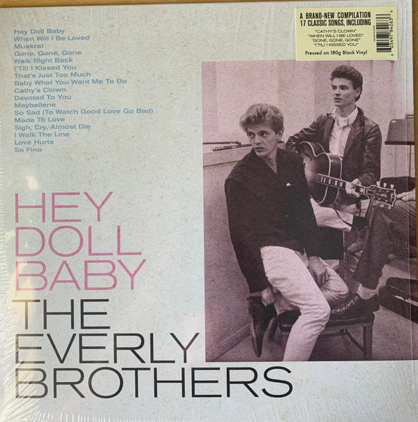 EVERLY BROTHERS - HEY DOLL BABY : BLACK VINYL - LP