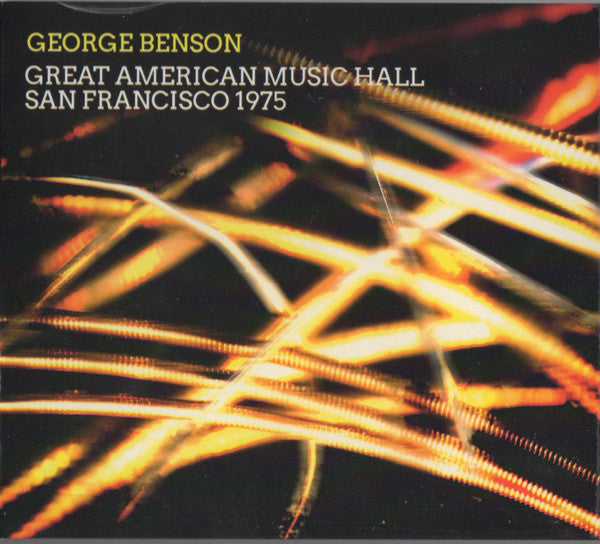 BENSON, GEORGE - GREAT AMERICAN MUSIC HALL 1975 : 2CD SET - CD