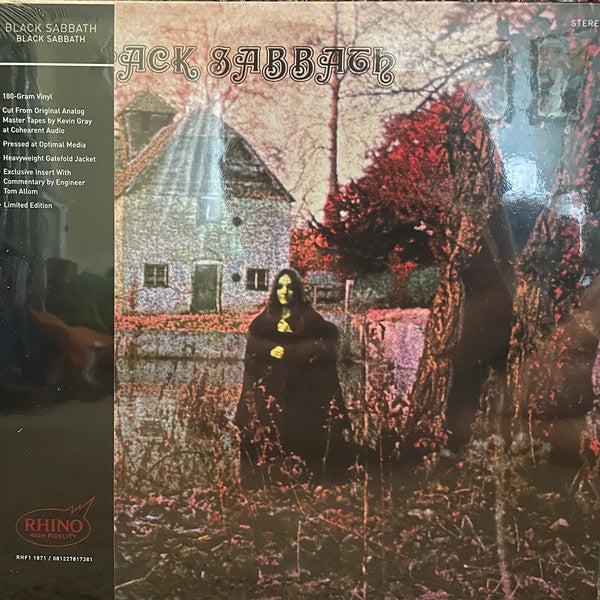 BLACK SABBATH - BLACK SABBATH : RHINO HIGH FIDELITY - LP