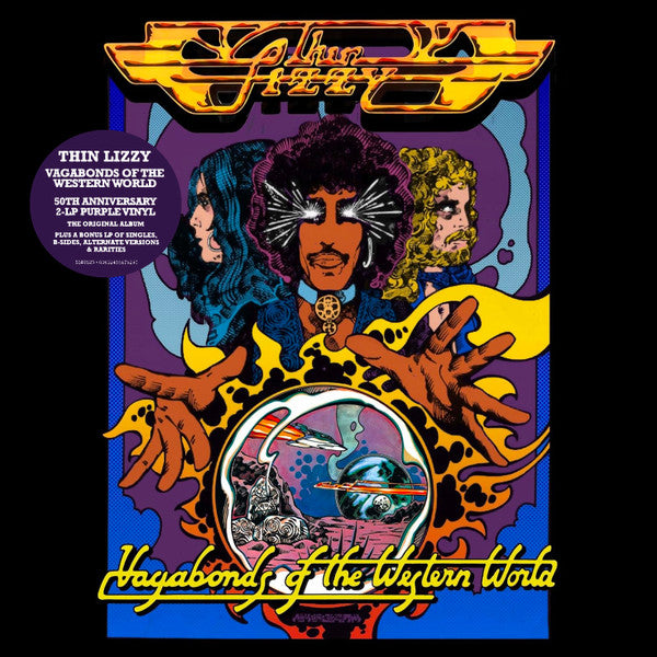 THIN LIZZY - VAGABONDS OF THE WEST. + 10 : 2LP PURPLE - LP