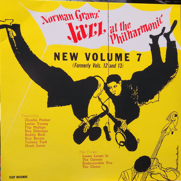 PARKER, CHARLIE - NORMAN GRANZ' JAZZ AT THE PHILHARMONIC - LP