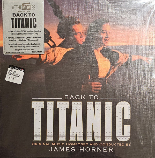 TITANIC : BACK TO TITANIC - SOUNDTRACK : YELLOW 180-GRAM VINYL (2LP) - LP