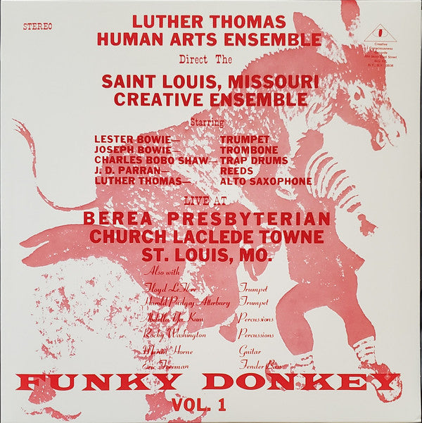 THOMAS, LUTHER / HUMAN ARTS ENSEMBLE - FUNKY DONKEY VOLIME 1 - LP