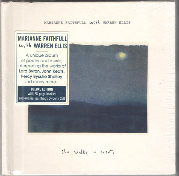 FAITHFULL, MARIANNE / WARREN ELLIS - SHE WALKS IN BEAUTY : 6" X 6" BOOK PACK - CD