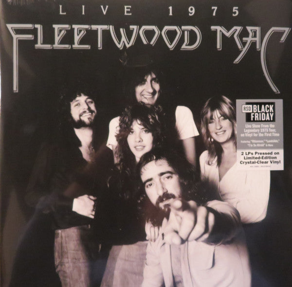 FLEETWOOD MAC - LIVE 1975 : CLEAR 2LP SET - LP