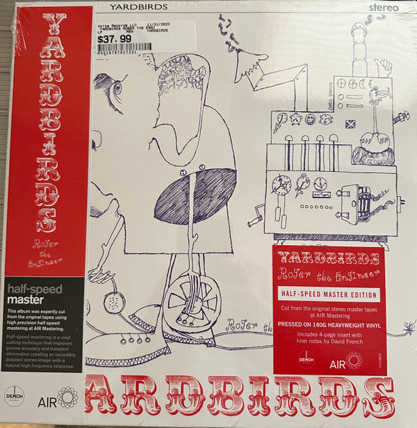 YARDBIRDS - ROGER THE ENGINEER: HALF-SPEED - LP