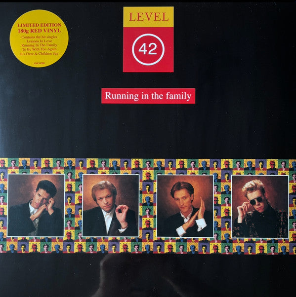 LEVEL 42 - RUNNING IN THE FAMILY : RED VINYL - LP