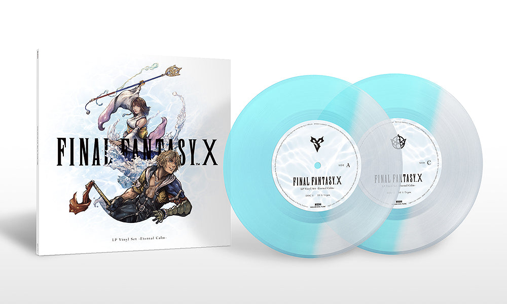 FINAL FANTASY X - SOUNDTRACK 25TH ANNIV: 2LP CLEAR/BLUE - LP