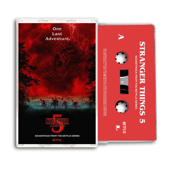 STRANGER THINGS : SEASON FIVE - SOUNDTRACK : SONGS (CASSETTE) - CS