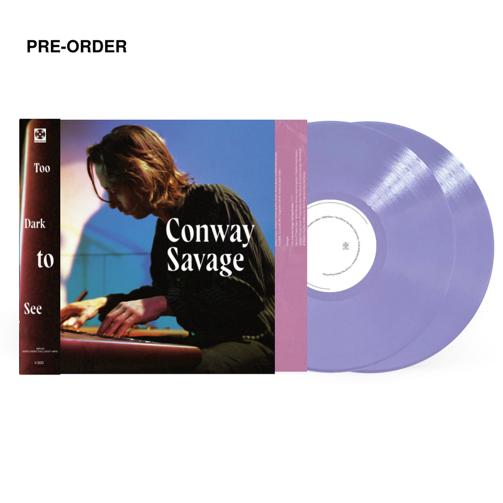 SAVAGE, CONWAY - TOO DARK TO SEE: LILAC 2LP - LP