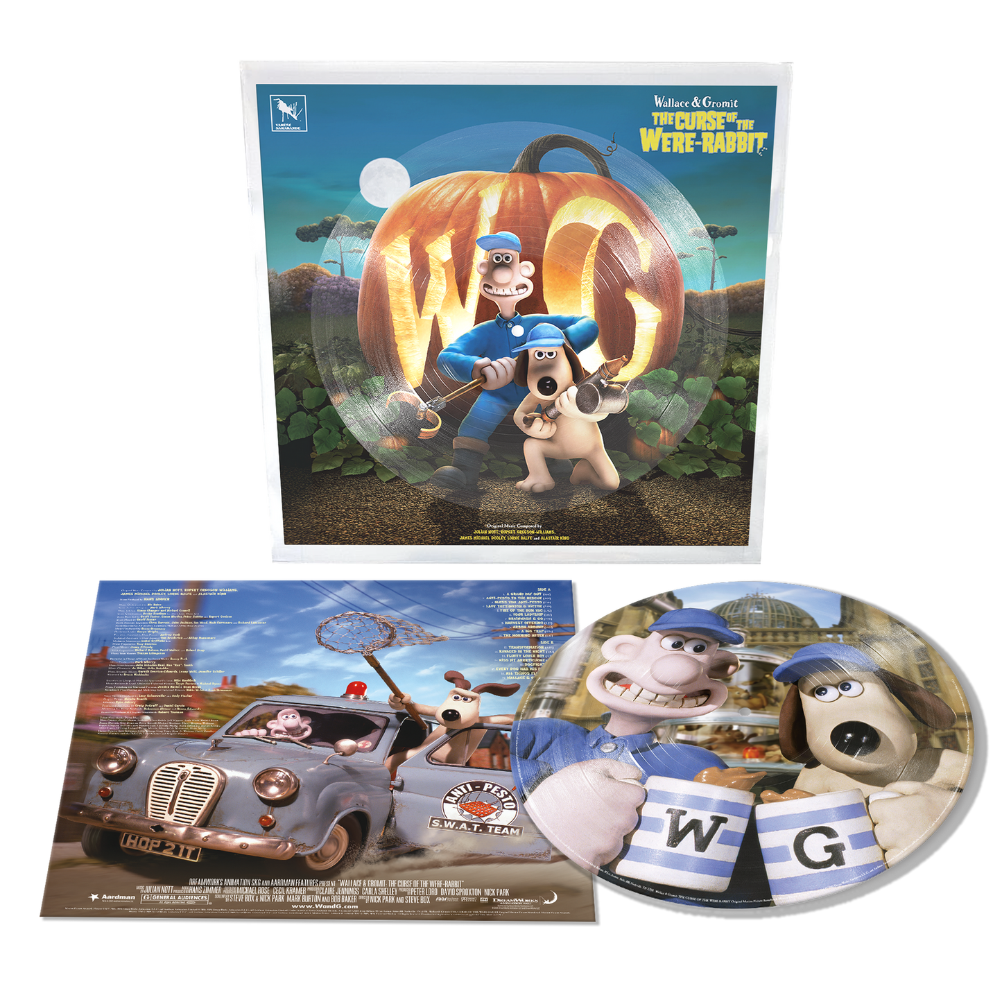 WALLACE & GROMIT : CURSE OF THE ... - SOUNDTRACK : PICTURE DISC - LP