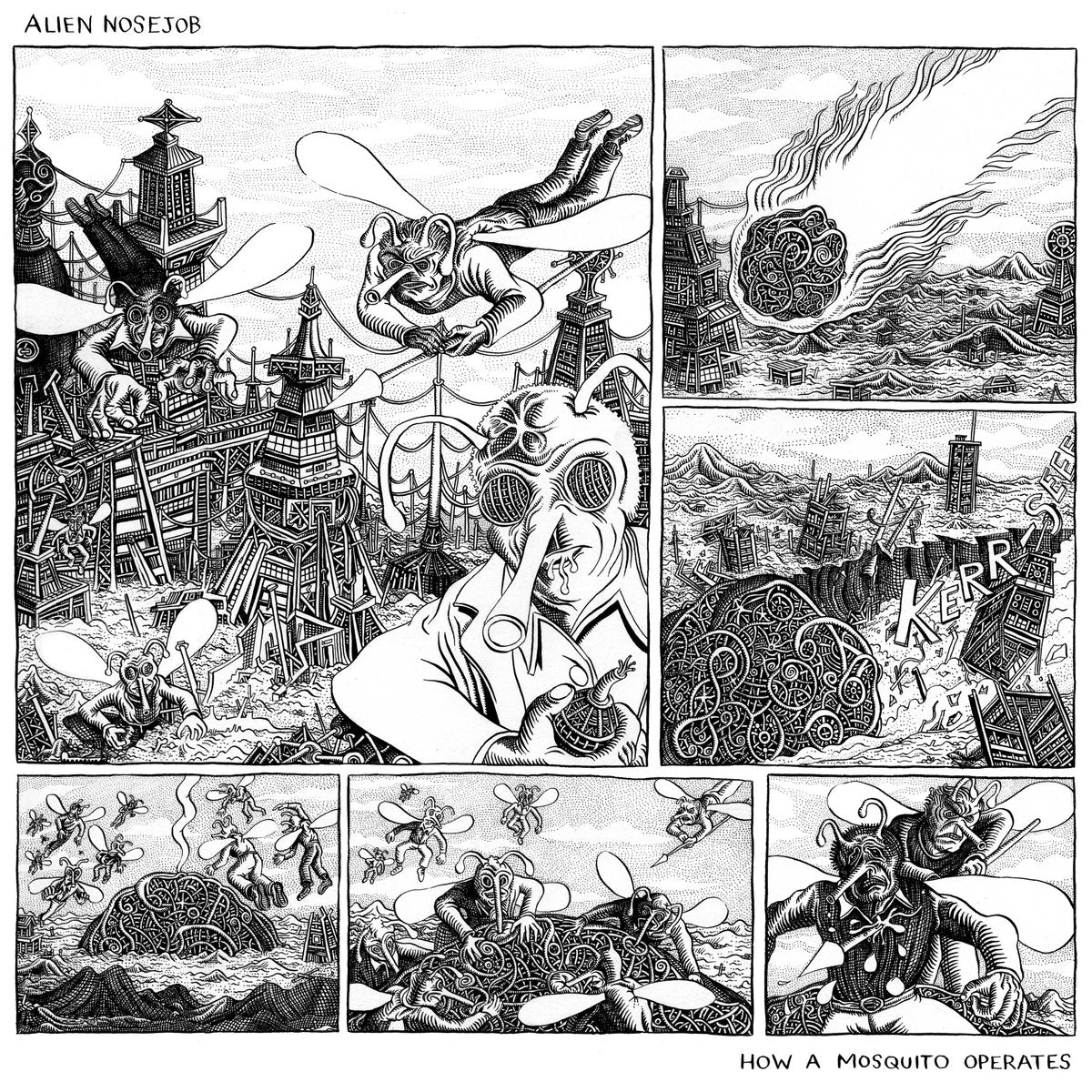 ALIEN NOSEJOB - HOW A MOSQUITO OPERATES - LP