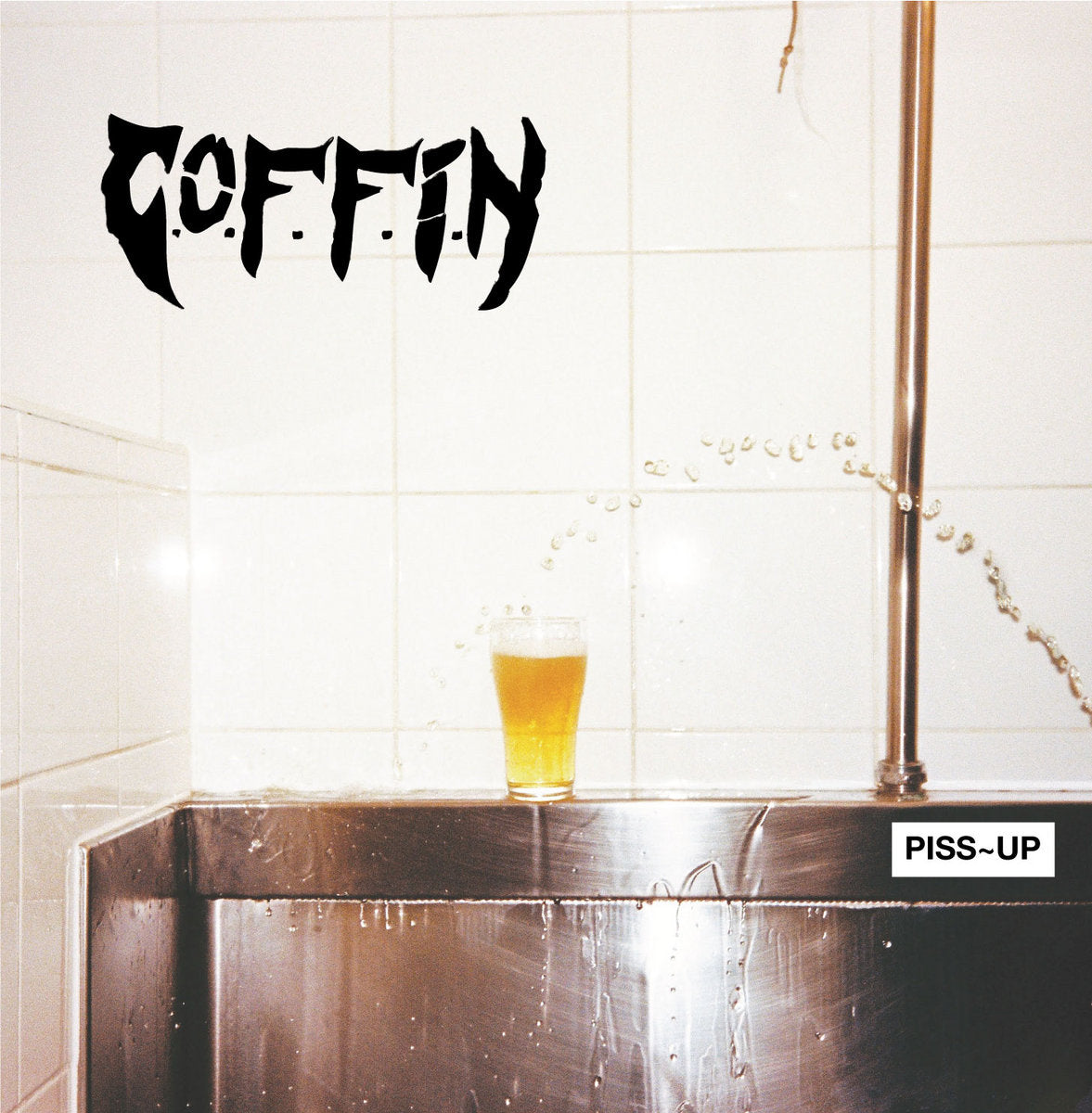 COFFIN - PISS-UP : YELLOW MARBLE VINYL - LP