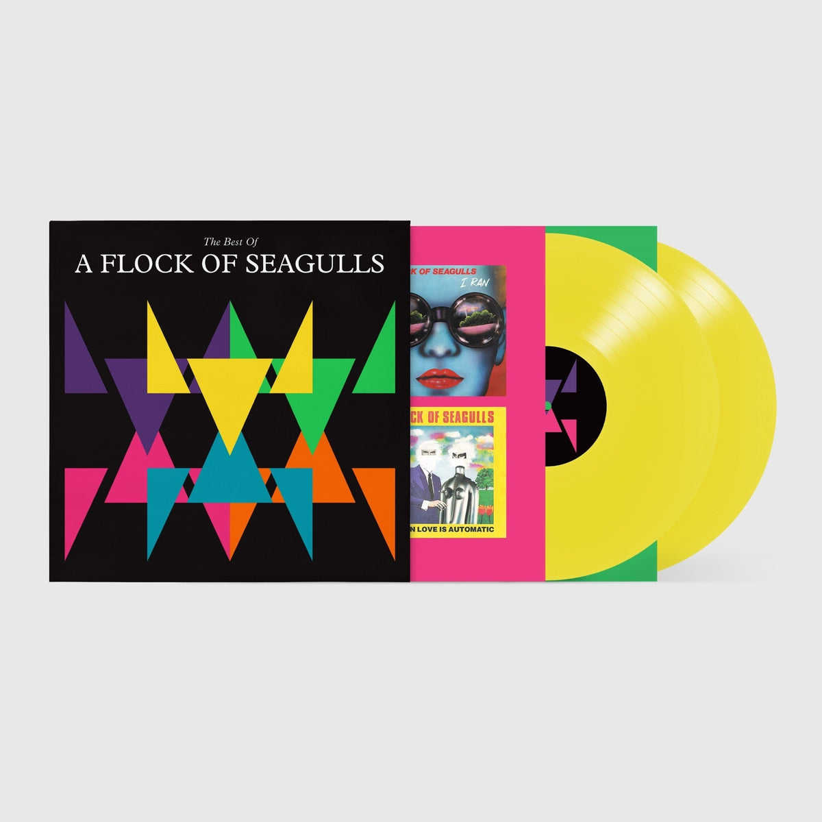FLOCK OF SEAGULLS - BEST OF A FLOCK OF SEAGULLS: 2LP YELLOW - LP