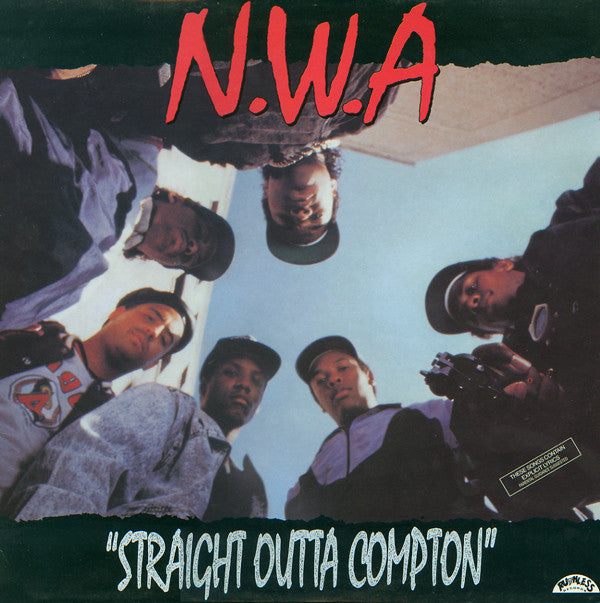 N.W.A. - STRAIGHT OUTTA COMPTON (UK PRESS) - LP