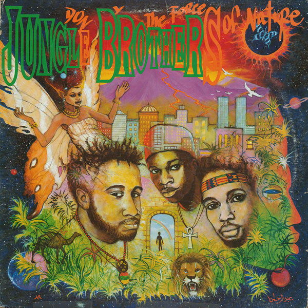 JUNGLE BROTHERS - DONE BY THE FORCES OF NATURE (EU PRESS) - LP