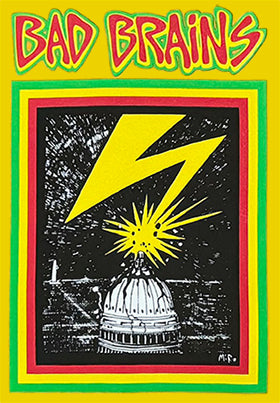 BAD BRAINS - CAPITOL YELLOW : MEDIUM - TSH