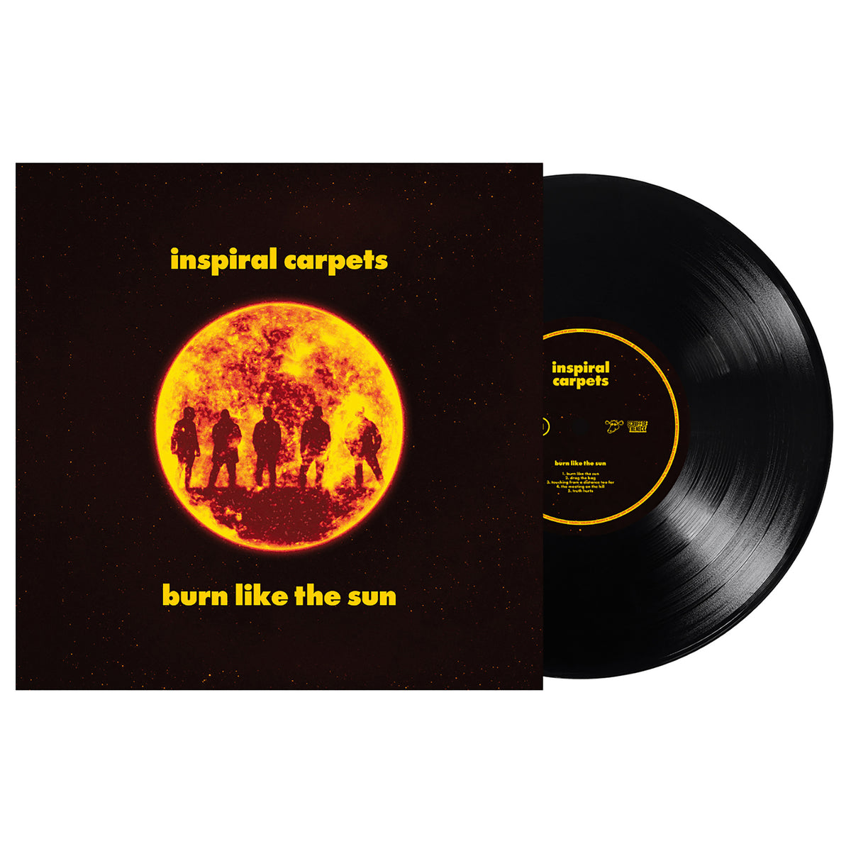 INSPIRAL CARPETS - BURN LIKE THE SUN: BLACK VINYL - LP