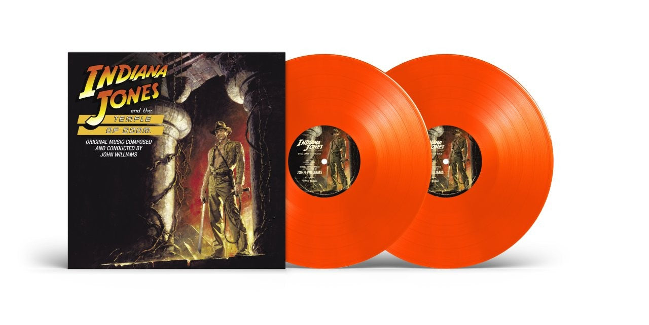 INDIANA JONES & THE TEMPLE OF DOOM - SOUNDTRACK : ORANGE 2LP SET (2026) - LP