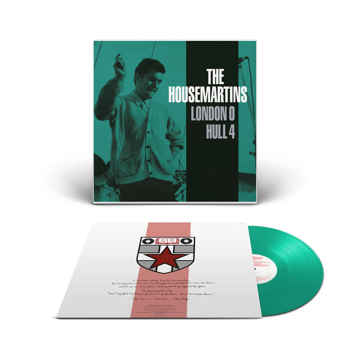 HOUSEMARTINS - LONDON 0 HULL 4 : MINT GREEN VINYL - LP