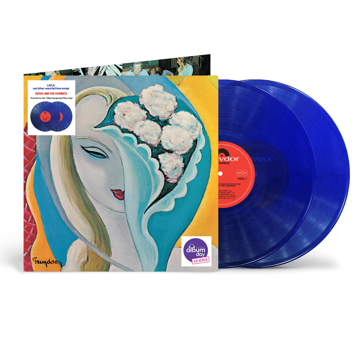 DEREK & THE DOMINOS - LAYLA & OTHER ... : TRANSPARENT BLUE 2LP - LP